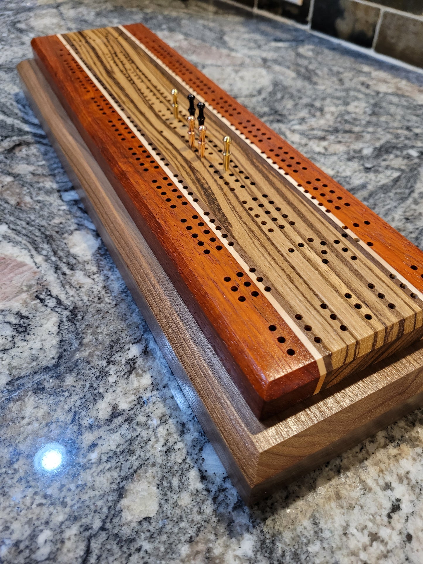 Heirloom Cribbage Board 2