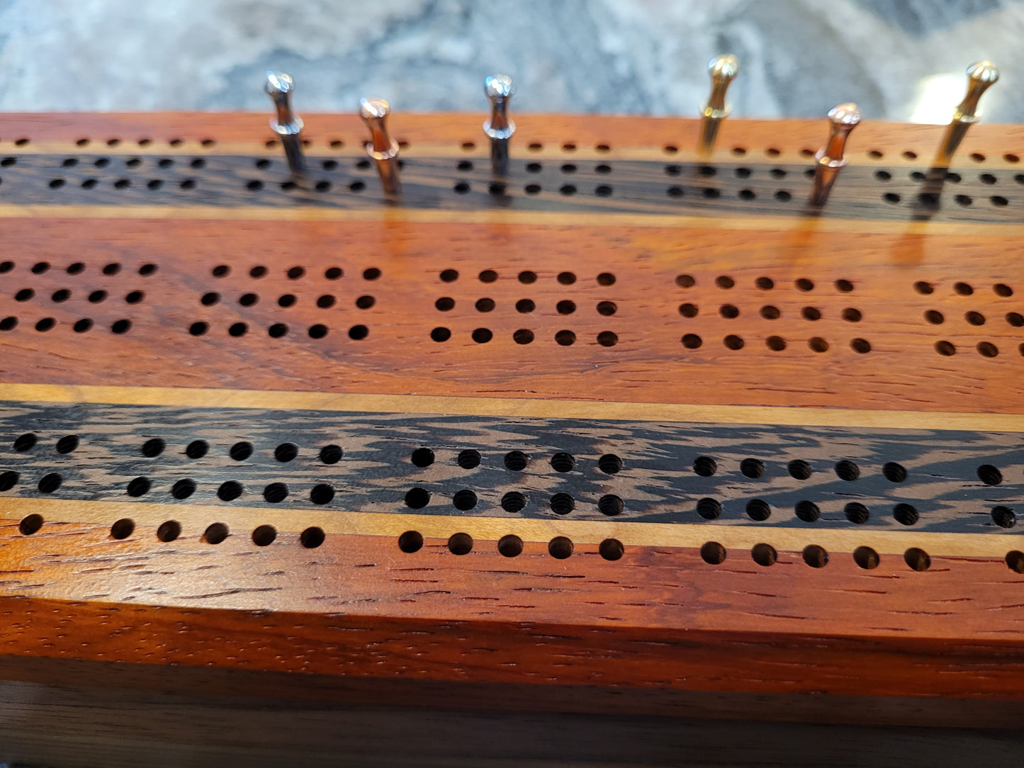 Heirloom Cribbage Board 3