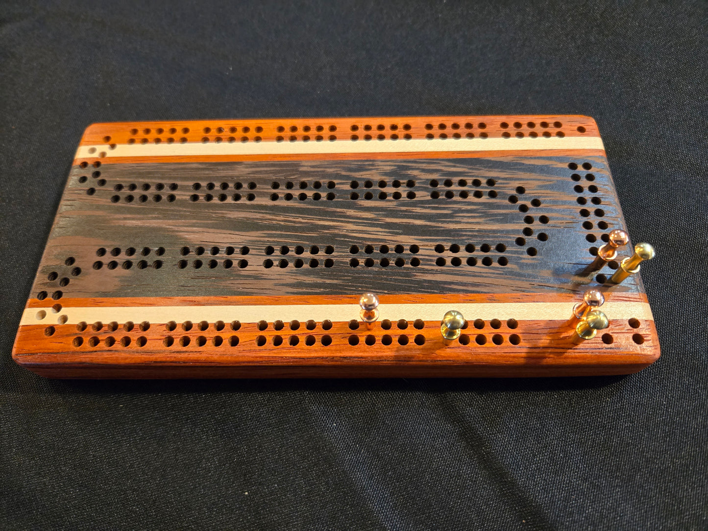 Pocket Premium Exotic Hardwood Cribbage Board
