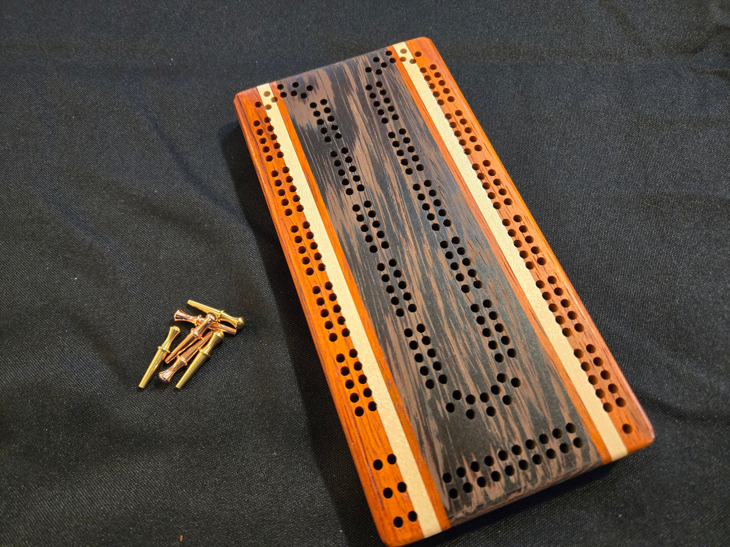 Pocket Premium Exotic Hardwood Cribbage Board