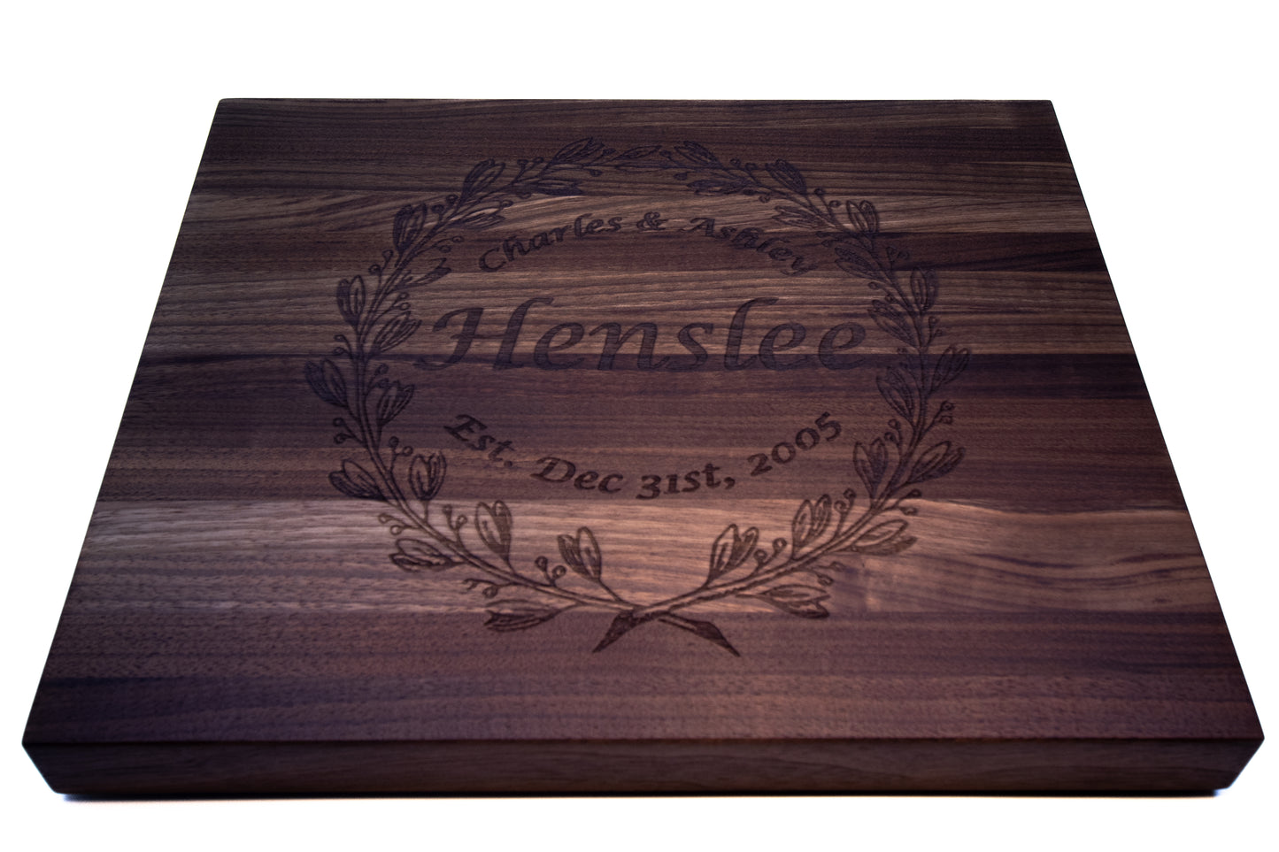Wedding and Anniversary Cutting Board