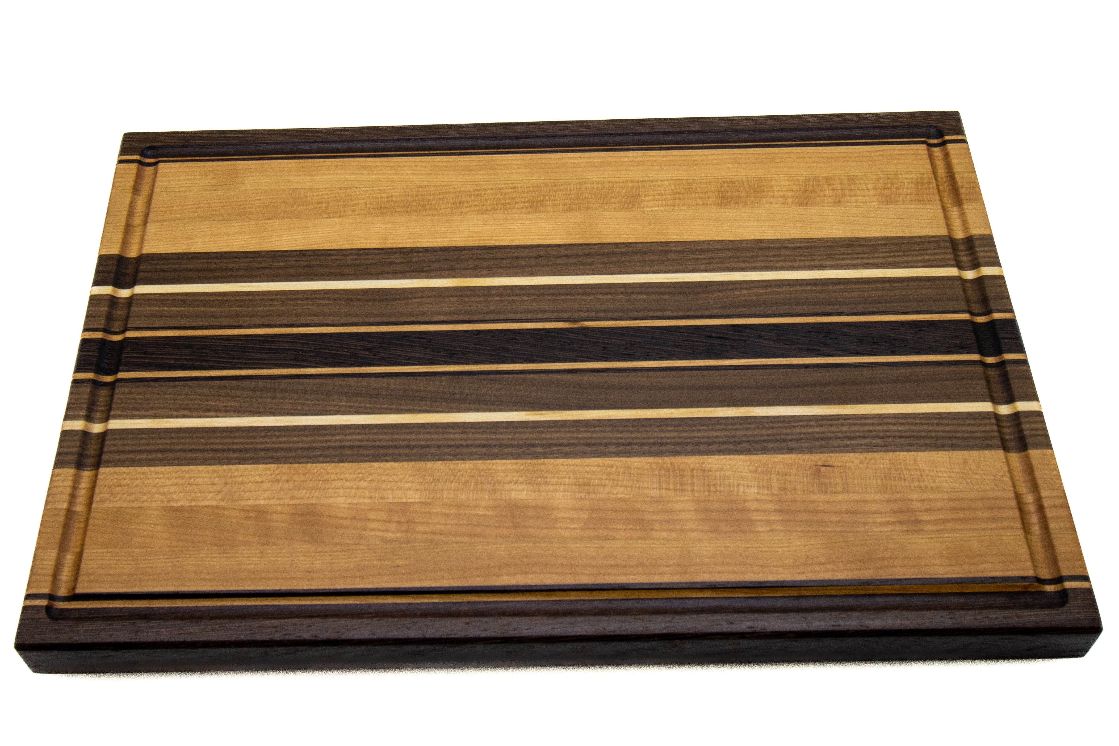 Cherry and Purpleheart large cutting board – NFWoodcraft