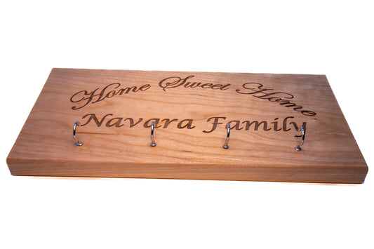 Custom Wood Key Holder Sign